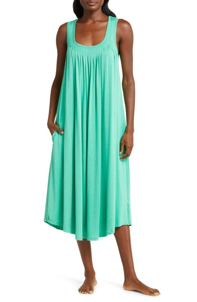 Papinelle Kate Pleated Nightgown In Spearmint