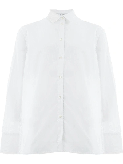 Delada Tuxedo Collar Shirt In White