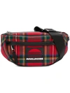 Marc Jacobs Tartan Sport Belt Bag In Red
