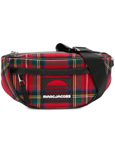 Marc Jacobs Tartan Sport Belt Bag In Red