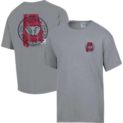 Comfort Wash Graphite Alabama Crimson Tide Statement T-shirt