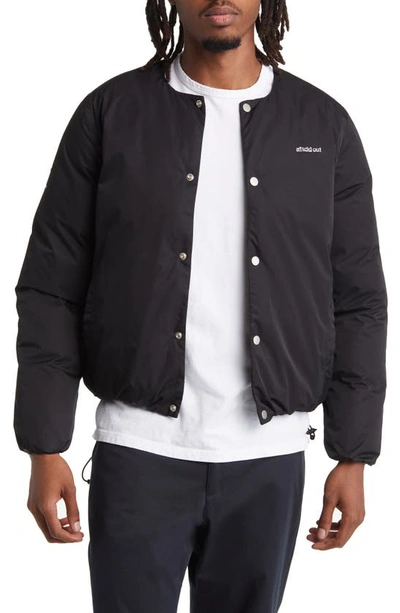 Afield Out Crater Liner Puffer Jacket In Black