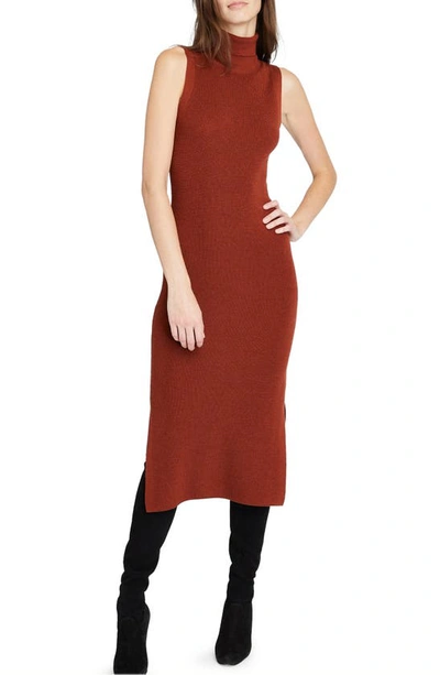 Club Monaco Sleeveless Wool Sweater Dress In Paprika/ Paprika