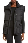 Beyond Yoga Quilted Puffer Vest In Black