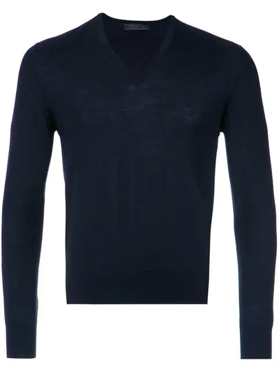 Prada Umm985c5w F0008 Wool Or Fine Animal Hair->lambs Wool In Blue