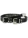 Prada Double Buckle Studded Belt - Black