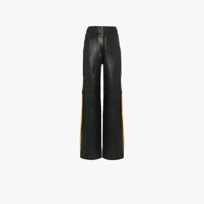 Skiim Side Stripe Wide Leg Trousers In Black