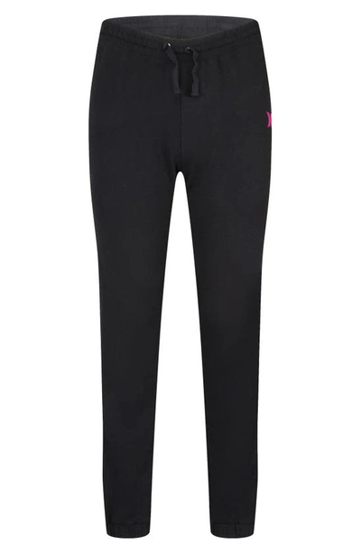 Hurley Kids' French Terry Drawstring Joggers In Black