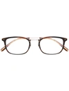 Yellows Plus Val Square Frame Glasses - Brown