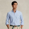 Polo Ralph Lauren Classic Fit Striped Oxford Shirt In Blue/white Multi