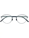Mykita Classic Round Glasses In Blue