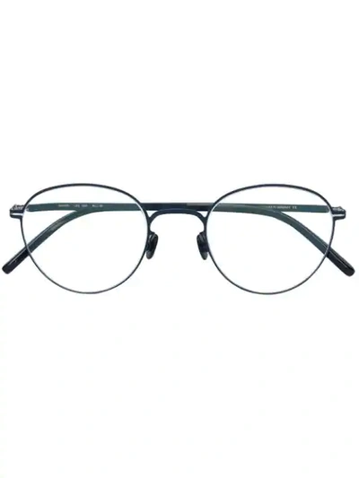 Mykita Classic Round Glasses In Blue