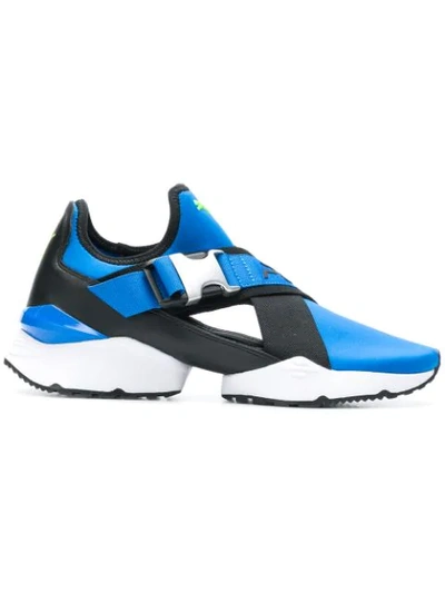 Puma Muse Cut-out Sneakers In Blue