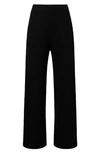 Weworewhat Cable Knit Pull-on Pants In Black