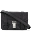 Proenza Schouler 'mini Ps1' Lambskin Leather Crossbody Bag - Black