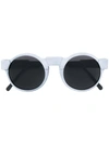 Kuboraum Rounded Frame Sunglasses - Black