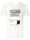 Maison Margiela Stereotype Print T In Neutrals