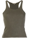 Yeezy Season 6 Racerback Tank Top In Green