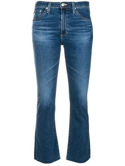 Ag Faded Slim Fit Jeans In Blue