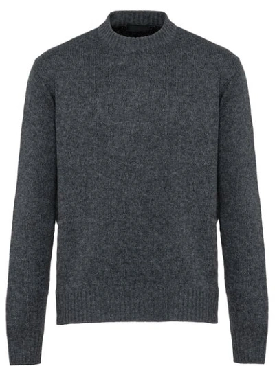 Prada Crew Neck Jumper - Grey