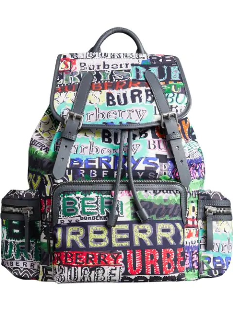 burberry graffiti backpack