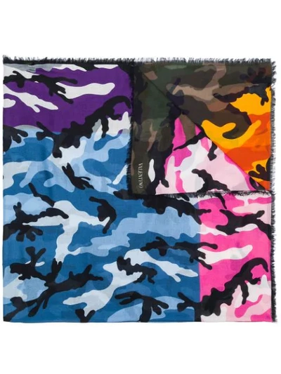 Valentino Garavani Camouflage Scarf - Multicolour