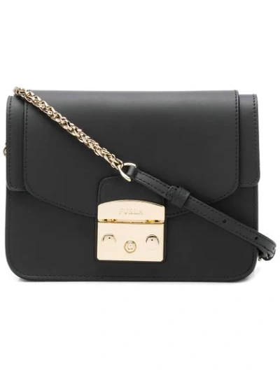 Furla Small Metropolis Crossbody In Black