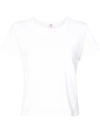 Re/done Cropped Boxy T In White