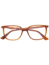 Gucci Square Frame Glasses In Brown