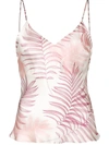 Gilda & Pearl Kew Gardens Of London Silk Top In Pink