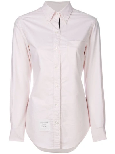 Thom Browne Classic Button-down Collar Shirt In Pink