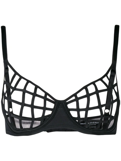 Marlies Dekkers Spider Plunge Balcony Bra In Black