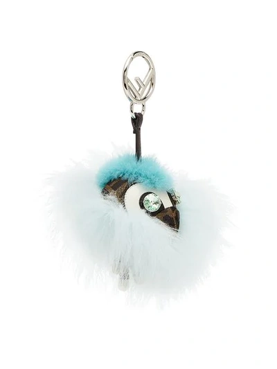 Fendi Space Monkey Charm In Blue