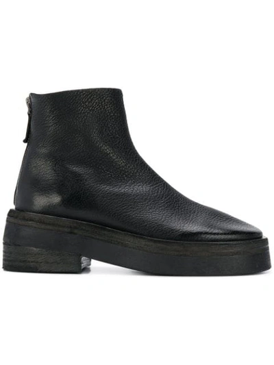 Marsèll Platform Ankle Boots - Black