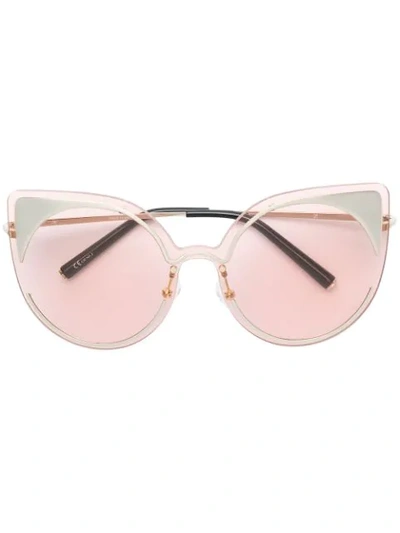 Matthew Williamson Cat Eye Frame Sunglasses In Pink