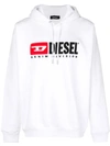 Diesel Felpa Hoody In White