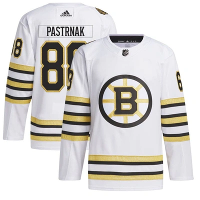 Adidas Originals Adidas David Pastrnak White Boston Bruins  Primegreen Authentic Pro Player Jersey