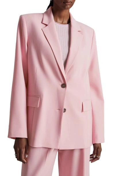 & Other Stories Single Breasted Blazer In Dusty Pink