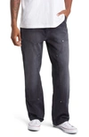 Elwood Relaxed Fit Denim Carpenter Pants In Black