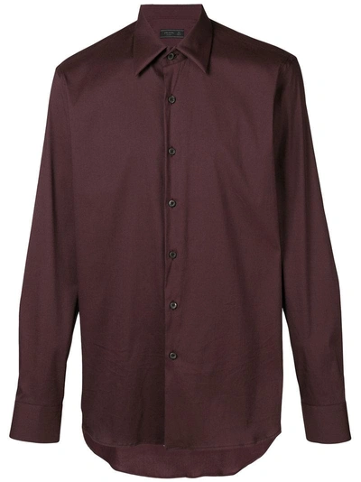 Prada Long-sleeve Fitted Shirt - Red