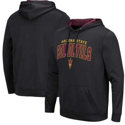 Colosseum Men's  Black Arizona State Sun Devils Resistance Pullover Hoodie