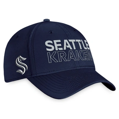 Fanatics Branded  Deep Sea Blue Seattle Kraken Authentic Pro Road Flex Hat