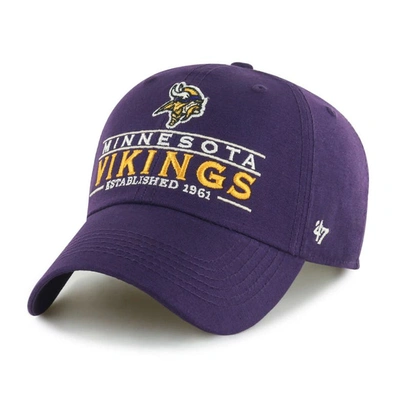 47 '  Purple Minnesota Vikings Vernon Clean Up Adjustable Hat