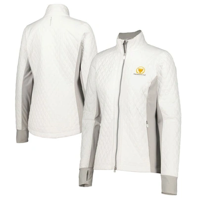 Zero Restriction White 2024 Presidents Cup  Sydney Quilted Full-zip Jacket