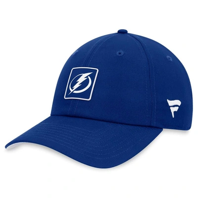 Fanatics Branded  Blue Tampa Bay Lightning Authentic Pro Rink Adjustable Hat