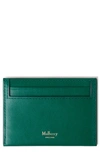 Mulberry Leather Card Case In Malachite