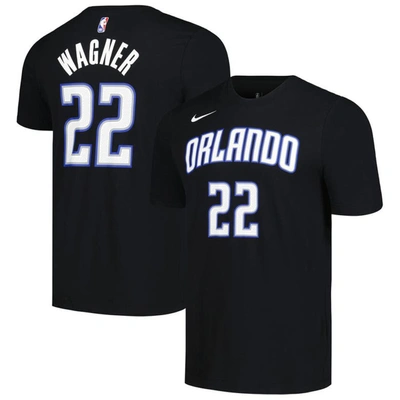 Nike Men's  Franz Wagner Black Orlando Magic Icon 2022/23 Name And Number T-shirt