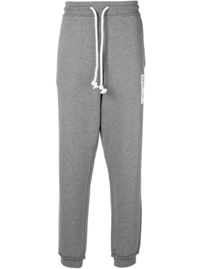 Maison Margiela Patched Track Pants In Grey