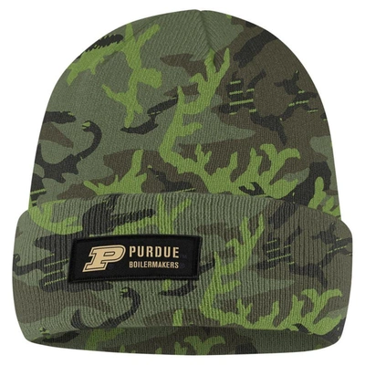 Nike Camo Purdue Boilermakers Military Pack Cuffed Knit Hat