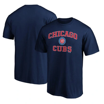 Fanatics Branded Navy Chicago Cubs Team Heart & Soul T-shirt
